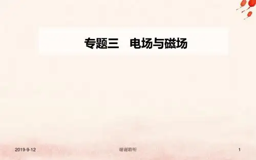高考物理二轮复习第一部分专题三电场与磁场第一讲电场及带电粒子在电场中的运动课件.ppt