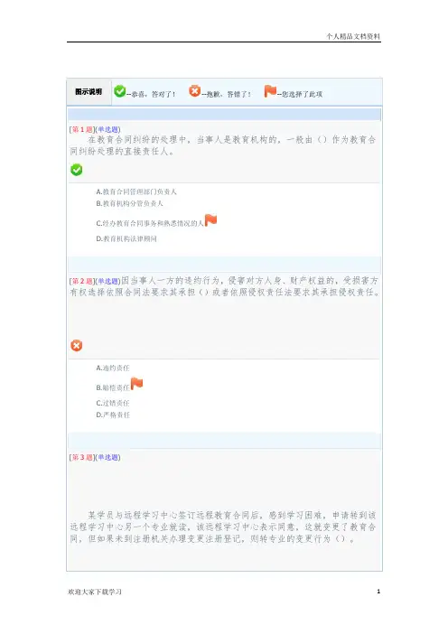 教育合同专题1