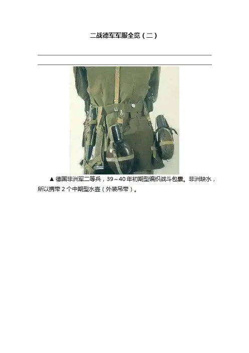 二战德军军服全览（二）