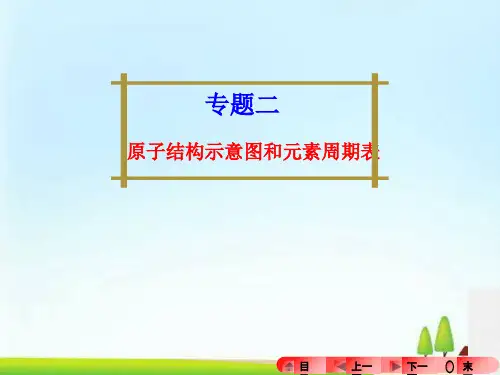 河南省2016中考化学专题复习原子结构示意图和元素周期表PPT课件1 人教版