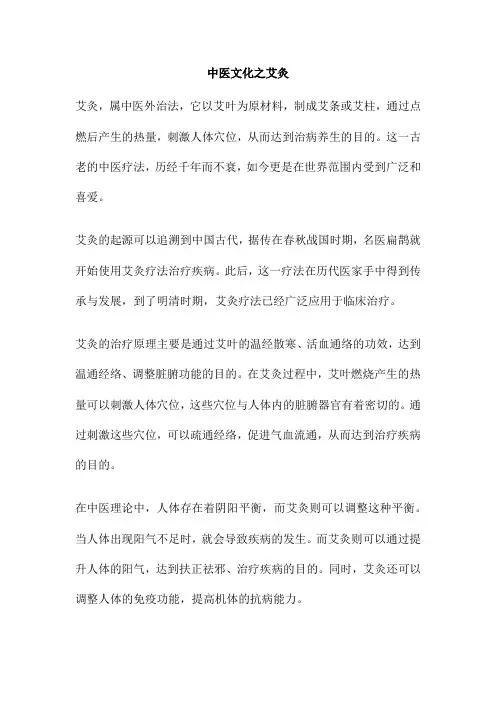 中医文化之艾灸