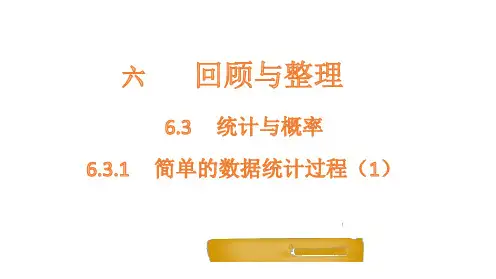 6.简单的数据统计过程课件冀教版六年级下册数学