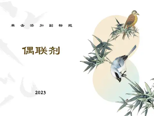 偶联剂及偶联剂在填料中的应用