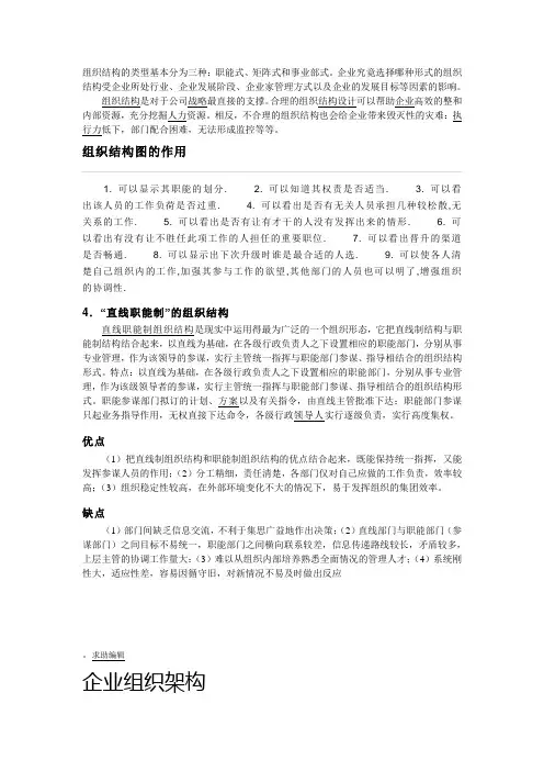 组织结构图