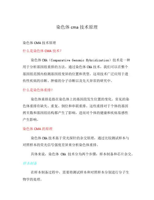 染色体cma技术原理