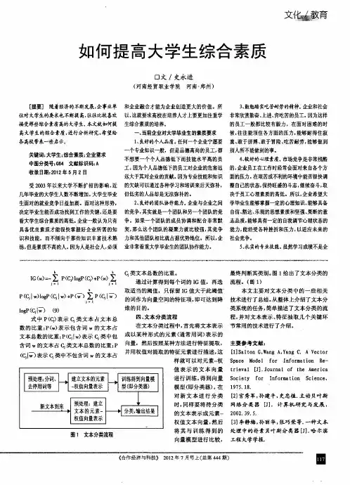 如何提高大学生综合素质