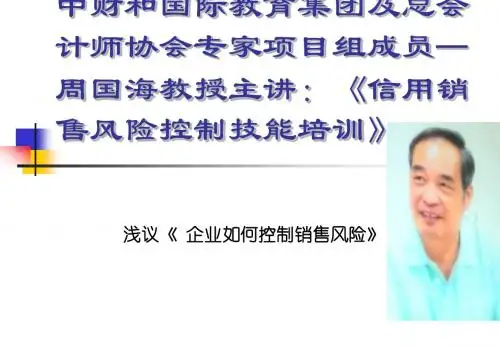 有关企业信用销售风险控制技能