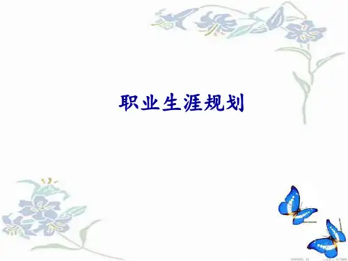 大学生就业指导教程(第二版)课件：职业生涯规划