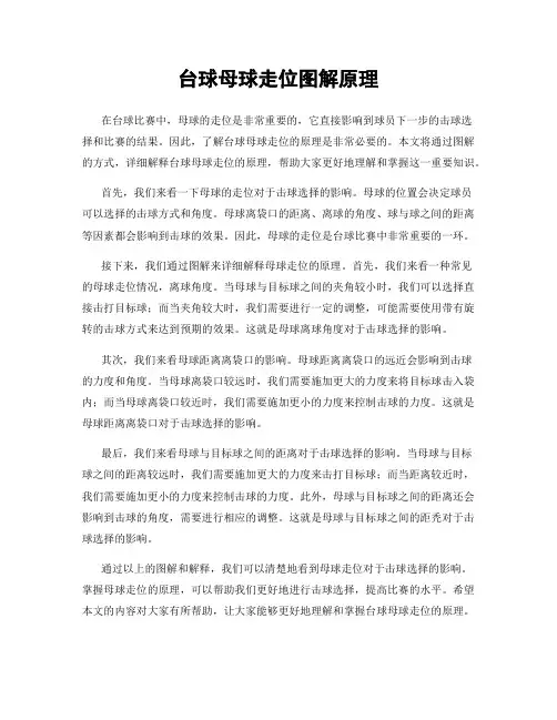 台球母球走位图解原理