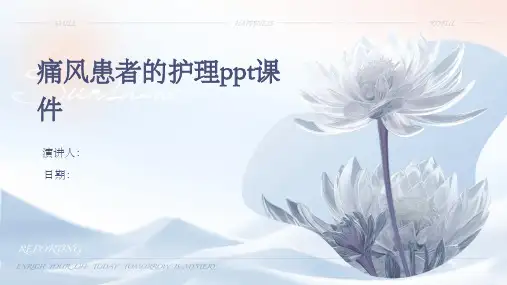 痛风患者的护理ppt课件