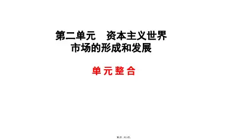 -资本主义世界市场的形成和发展PPT课件