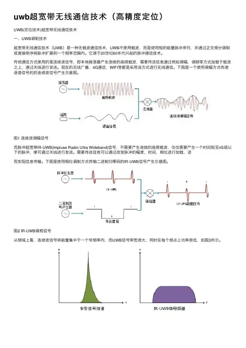 uwb超宽带无线通信技术（高精度定位）
