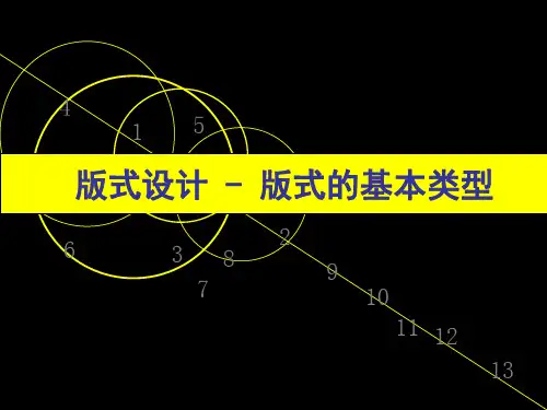 版式设计 版式的基本类型