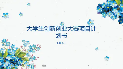 大学生创新创业大赛项目计划书培训课件.ppt