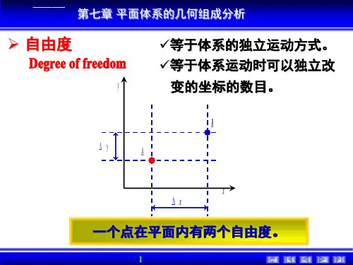 第七章平面体系的几何组成分析ppt课件