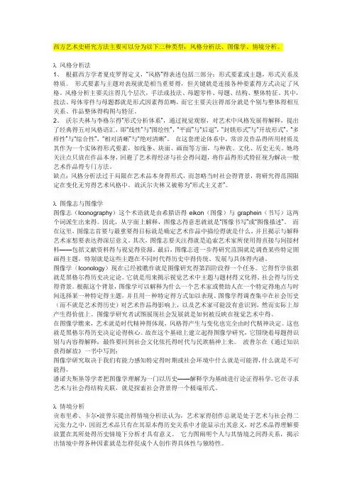 艺术史研究方法