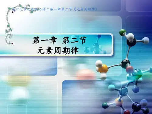 (人教版)高一化学必修2第一章第二节元素周期律课件(共27页PPT)