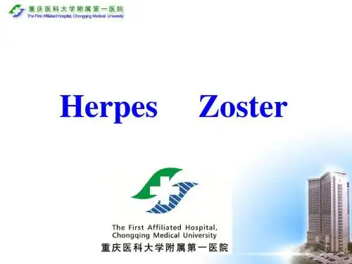 皮肤性病学英文--陈爱军-带状疱疹英文教学27页PPT