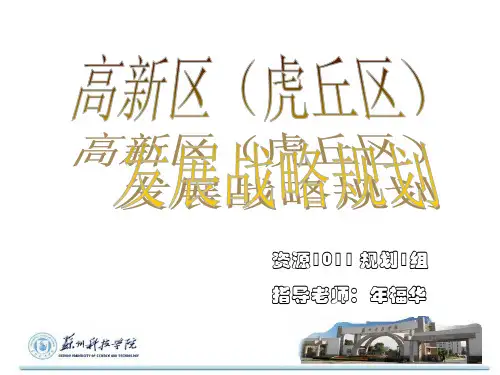 高新区、虎丘区战略发展规划
