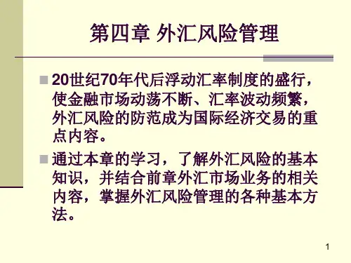 第四章 外汇风险管理.ppt