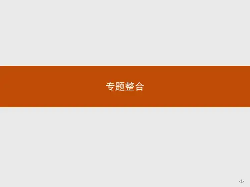 2019版生物人教版选修1课件：专题5 专题整合 