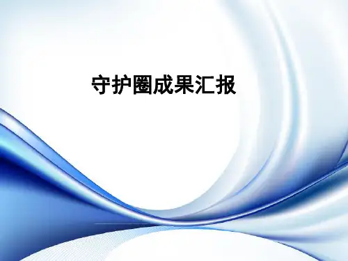 守护圈成果汇报ppt课件
