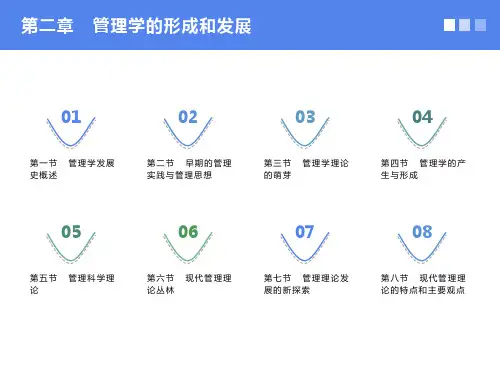 管理学的形成和发展