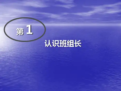 班组长经典培训教材