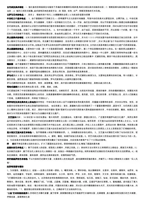 外美史重点