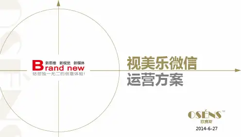 欧赛斯家用电器品牌微信运营新媒体营销策划方案