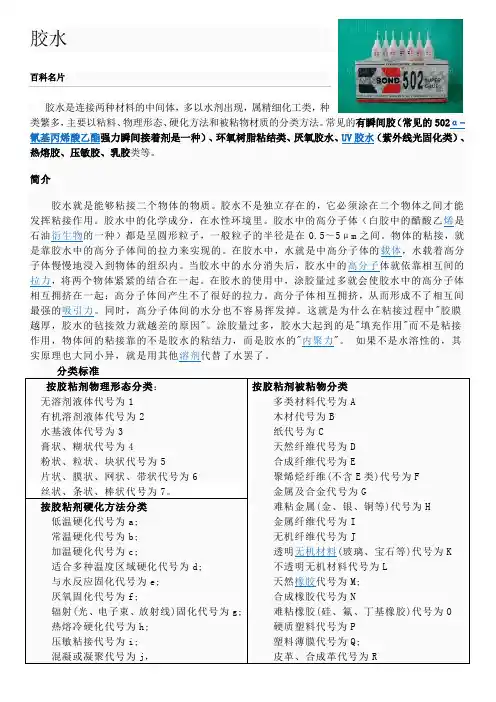 胶水_知识