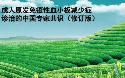 ITP专家共识PPT课件
