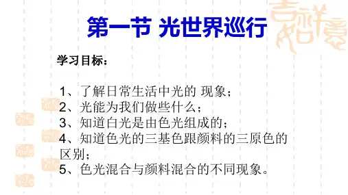 初中八年级物理课件 光世界巡行课件(沪粤版初中八年级上册)