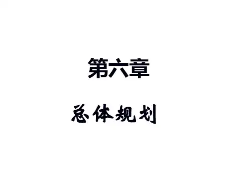 总体规划(PPT)