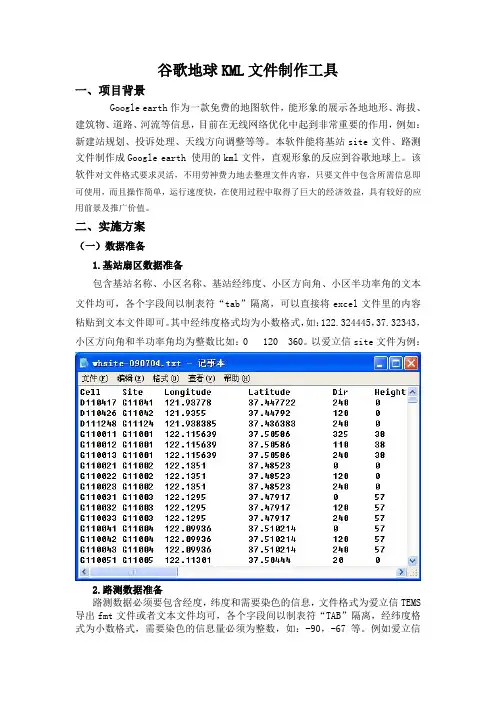 谷歌地球KML文件制作工具