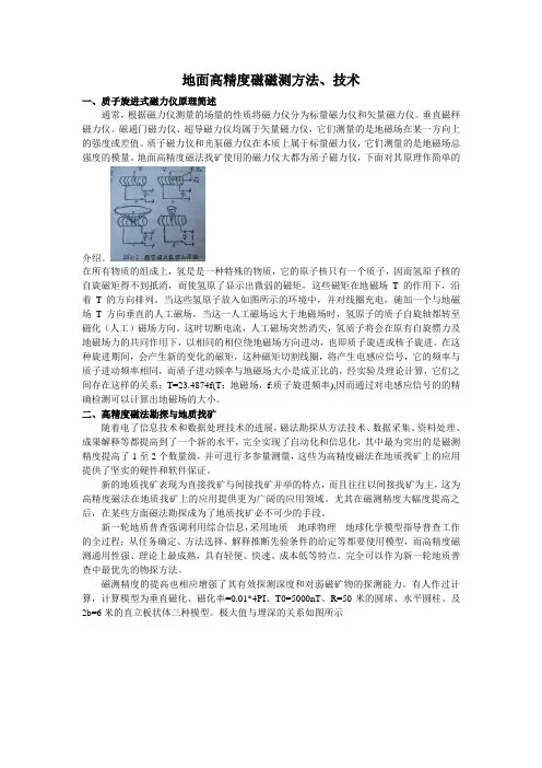 磁法测量原理及GSM-19T操作说明