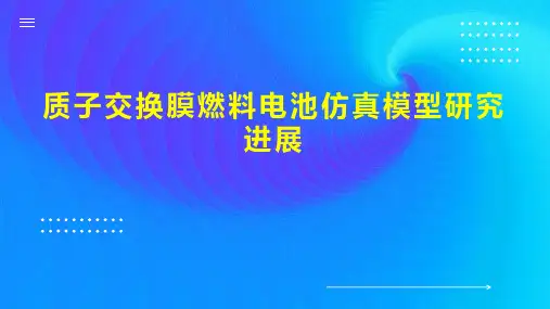 质子交换膜燃料电池仿真模型研究进展