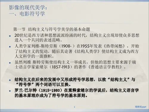 电影符号学ppt课件