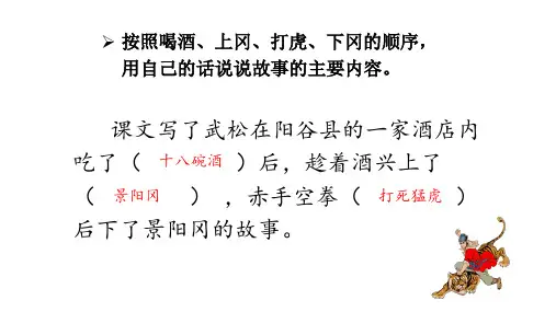 《景阳冈》第二课时课件
