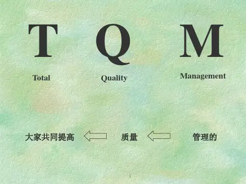 TQM全员质量管理