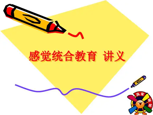 感觉统合教育讲义