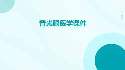 青光眼医学课件