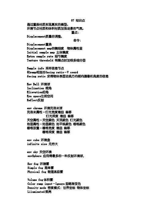 maya材质全攻略05