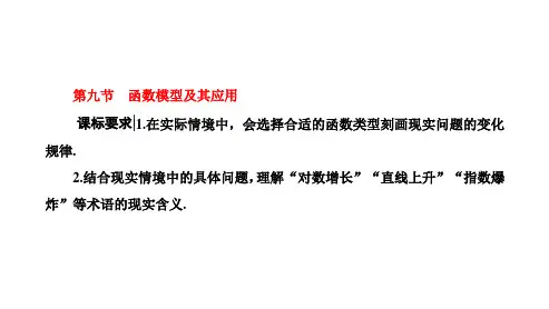 高中数学人教新课标A版：函数模型及其应用 课件
