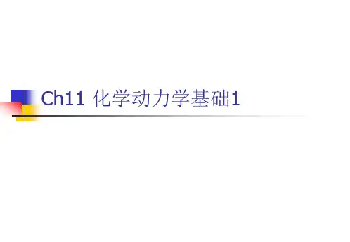  化学动力学基础1