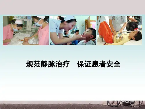 静脉治疗行业标准  ppt课件