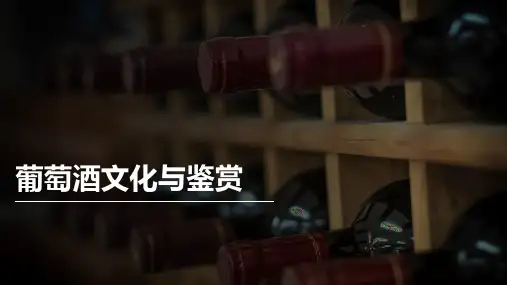 《葡萄酒文化与鉴赏》课件——葡萄酒品鉴常识