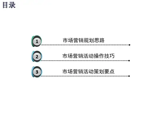 4S店市场营销活动策划ppt课件