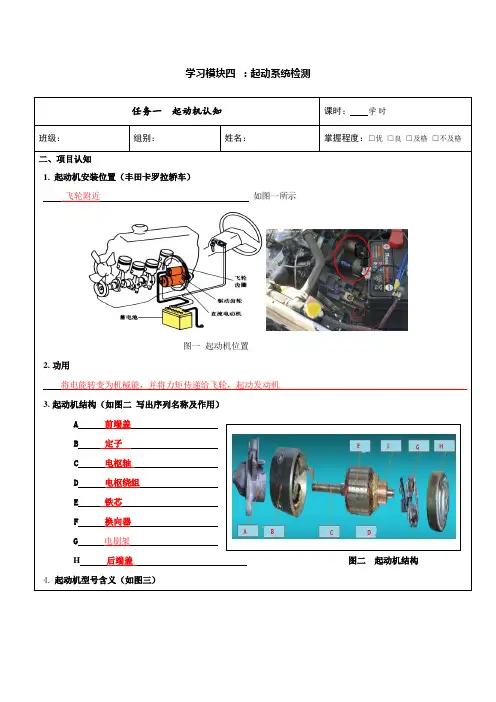 4起动系统检测