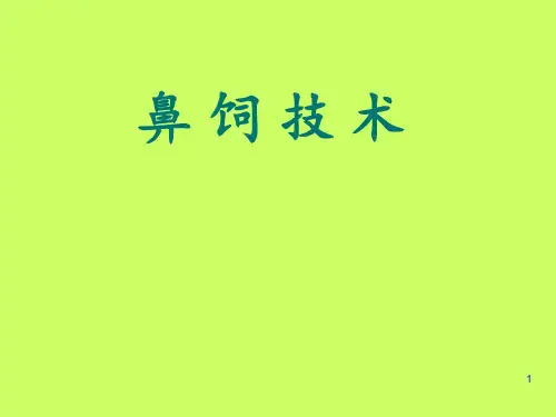 鼻饲置管ppt课件